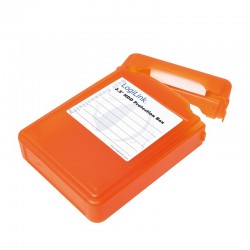 LogiLink Pudełko ochronne do HDD 3.5, pomarańczowe