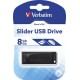 Verbatim Slider 8GB Black