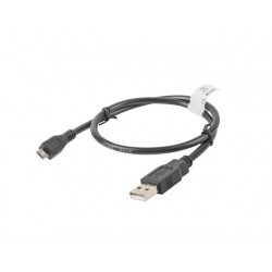LANBERG Kabel USB 2.0 micro AMMBM5P 0.5M czarny