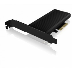 IcyBox Karta PCI na M.2 SSD NVMe IBPCI208HS z radiatorem