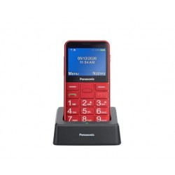 Panasonic Telefon dla seniora KXTU155 czerwony