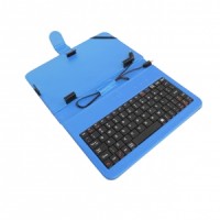 ART Etui + klawiatura micro USB do tabletów 7 AB101B niebieskie
