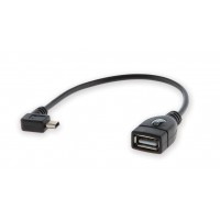 Elmak SAVIO CL60 Adapter OTG AF mini USB kątowy BM