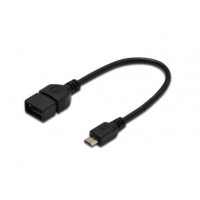 ASSMANN Kabel OTG USBmicro USB 0,2m