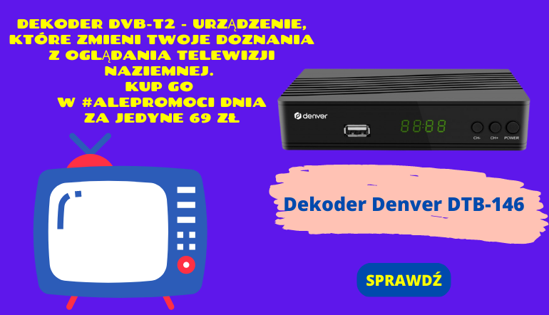 Dekoder DVB-T2 w promocyjnej cenie